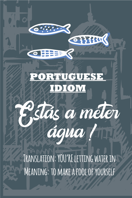 Poster cozinha tradução do ditado "idiota" - TenStickers