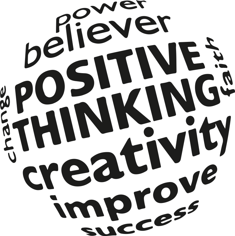 Poster escritório crente no poder para melhorar - TenStickers