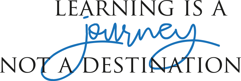 Poster escritório citação inspiradora sobre a jornada - TenStickers