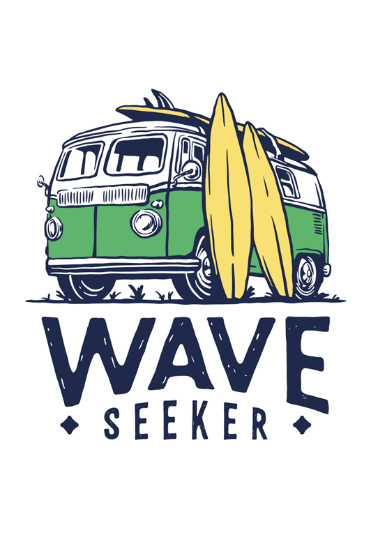 Poster juvenil van surfer juvenil - TenStickers