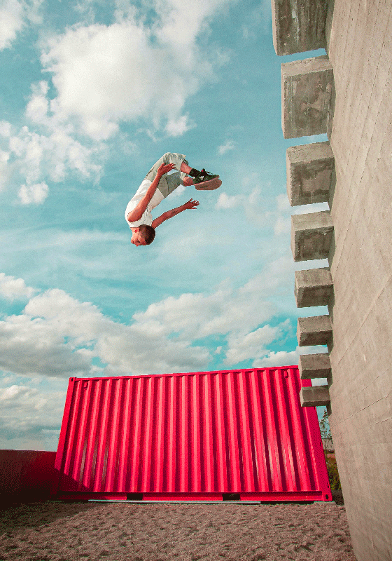 Poster juvenil de parkour - TenStickers