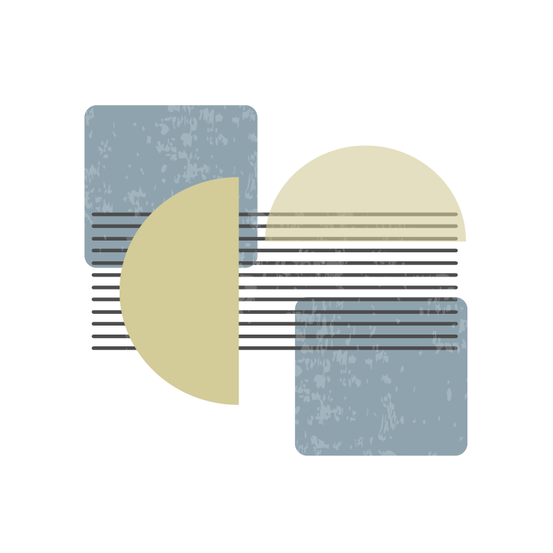 Poster para sala arte contemporânea design moderno - TenStickers