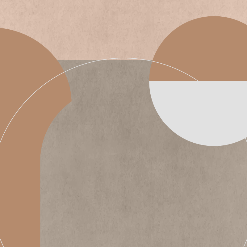 Poster para sala estilo geométrico irregular - TenStickers