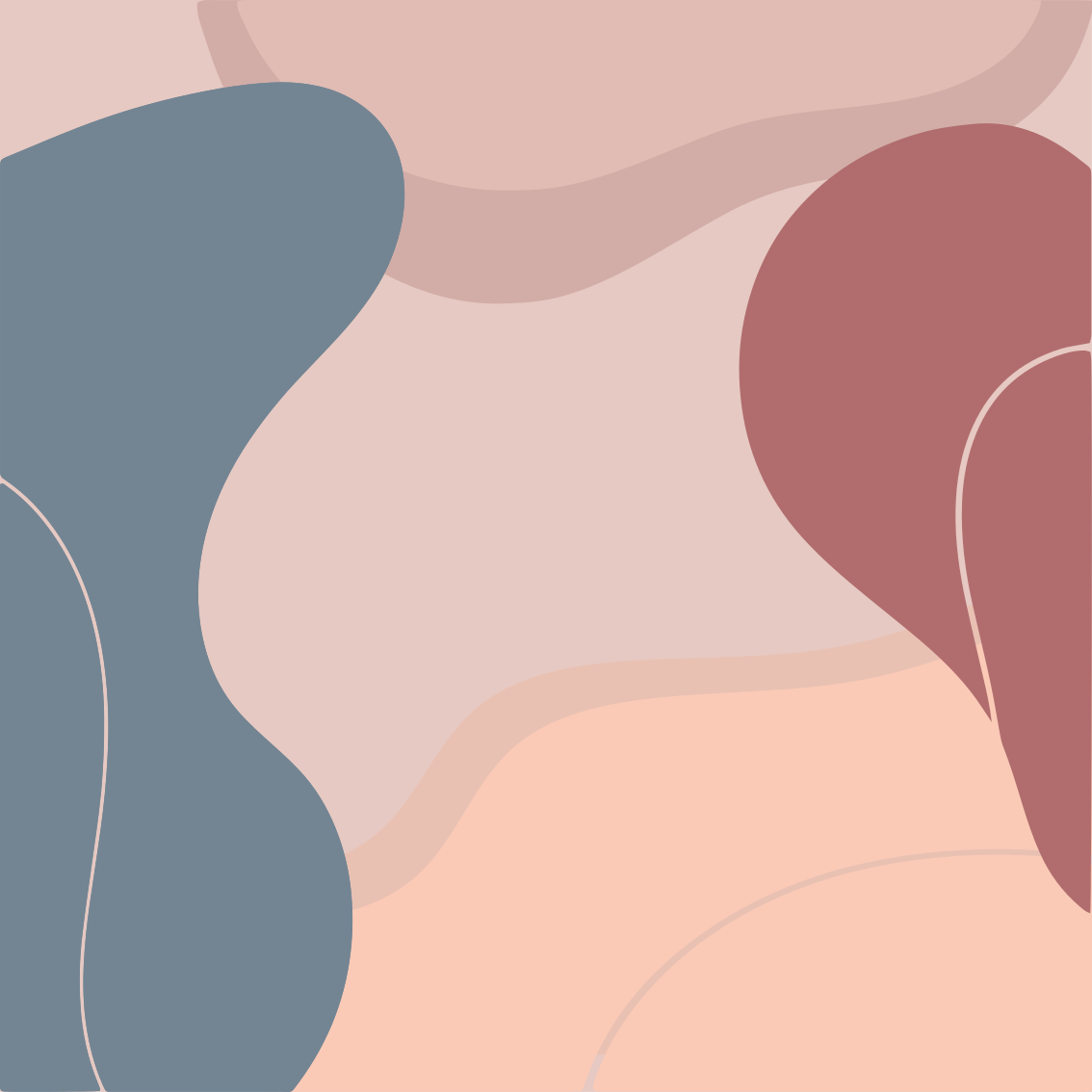 Poster para sala em cores suaves de arte parede - TenStickers