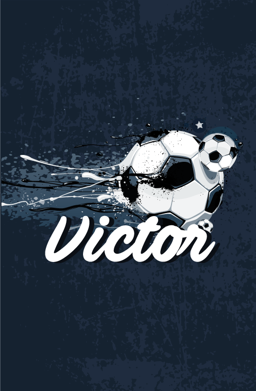 Poster infantil design original com nome - TenStickers