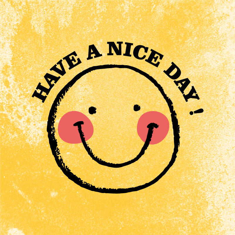Poster juvenil com design de carinha sorridente - TenStickers