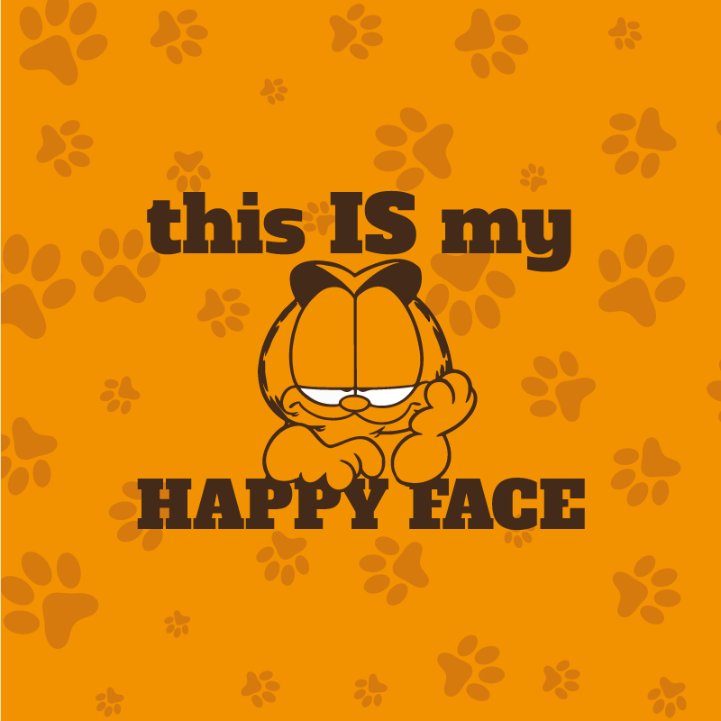 Poster juvenil esta é minha cara feliz - TenStickers