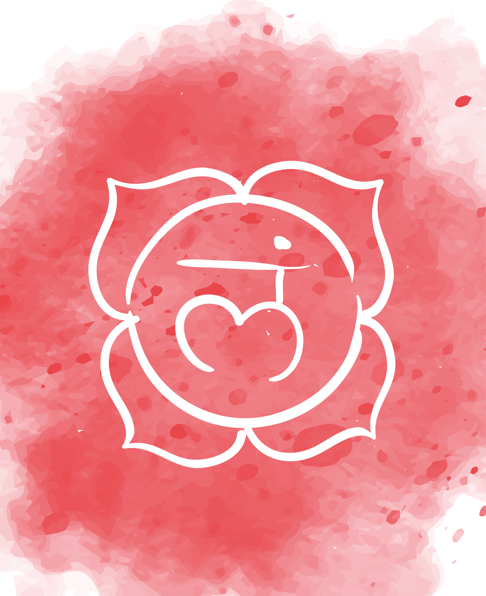 Poster zen símbolo bonito do chakra raiz - TenStickers