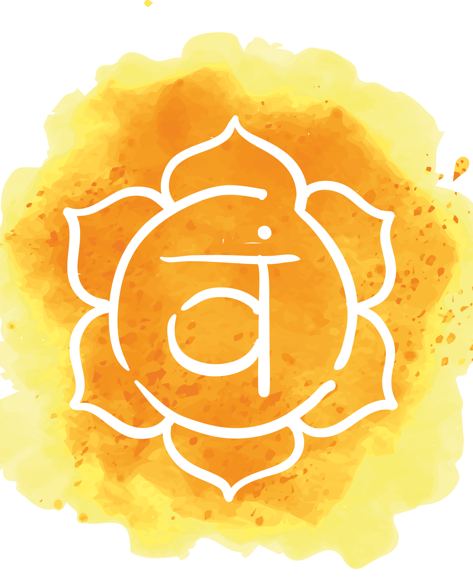Poster zen símbolo do chakra sacral bonito - TenStickers