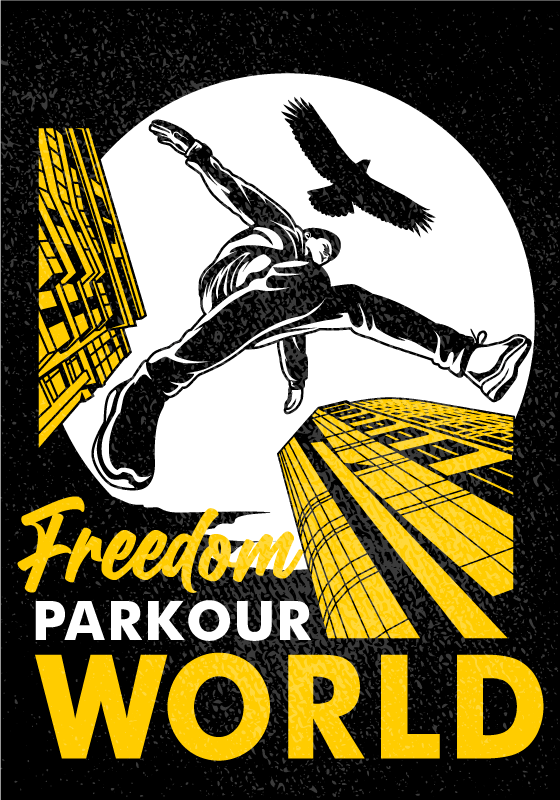 Poster de desportos mundo do parkour - TenStickers