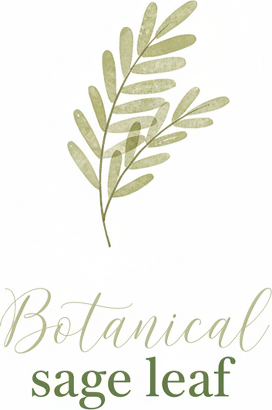 Poster para personalizar folha de sálvia botânica - TenStickers
