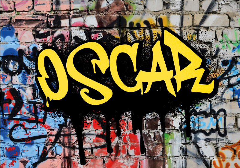 Cartaz personalizado de arte de grafite - TenStickers