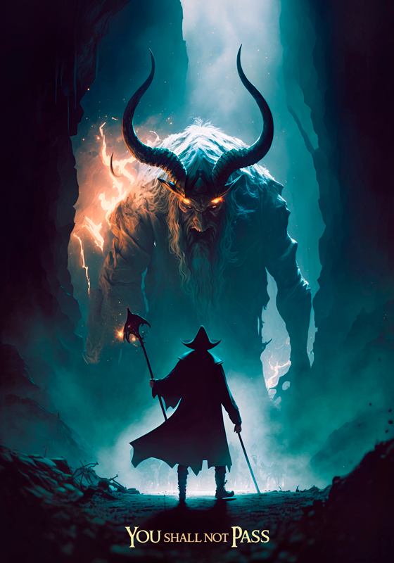 Você não deve passar pôster do filme - TenStickers