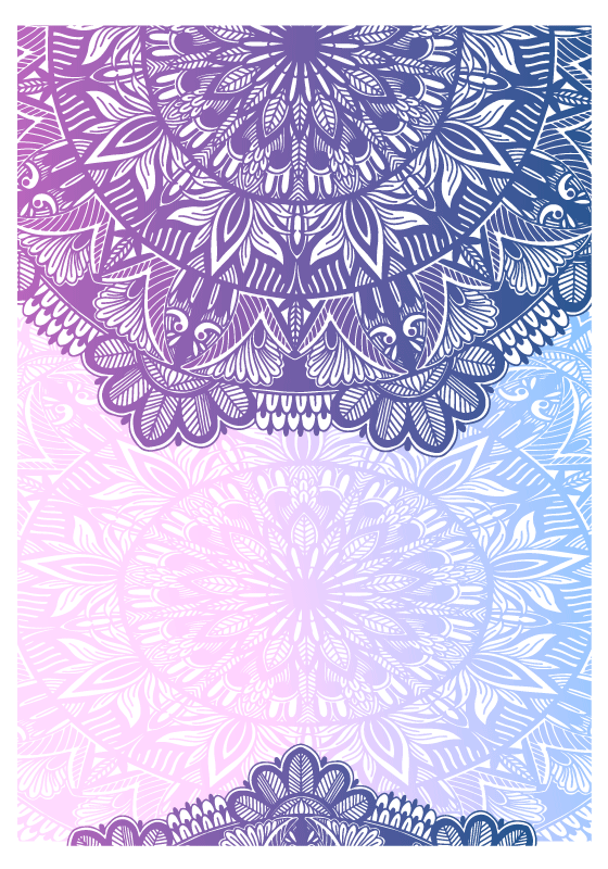 Poster estilo zen Mandala - TenStickers