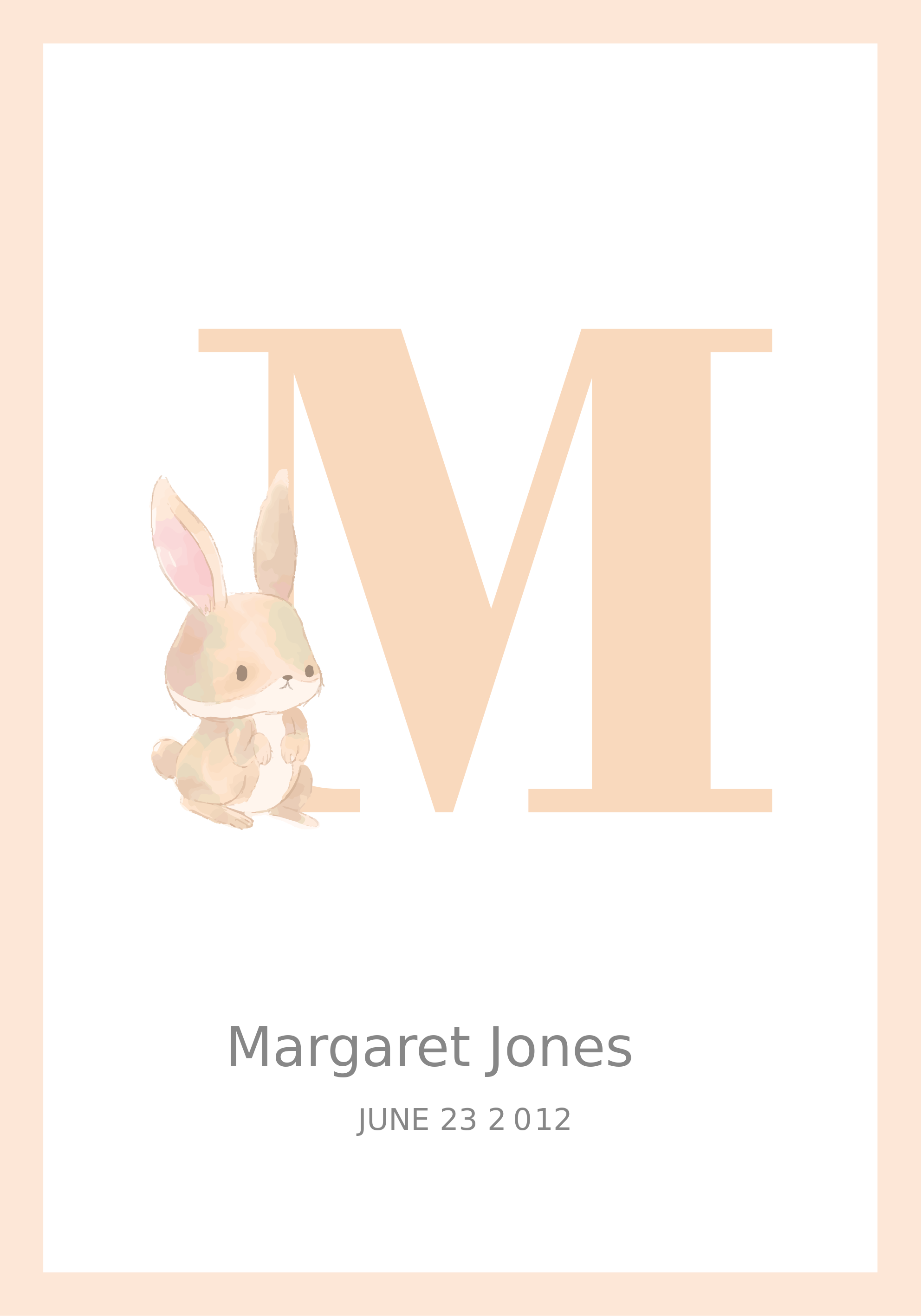 Poster para personalizar Inicial personalizada - TenStickers