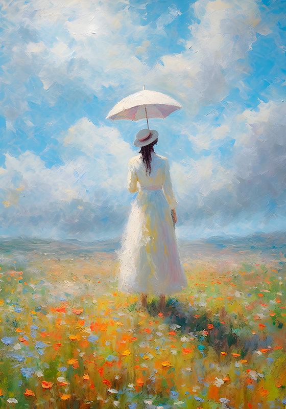 Poster arte impressionismo de printemps - TenStickers