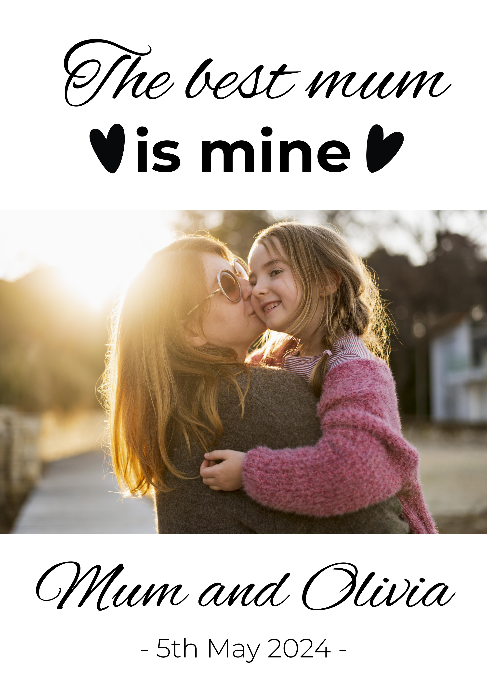 Poster para sala a melhor mãe - TenStickers