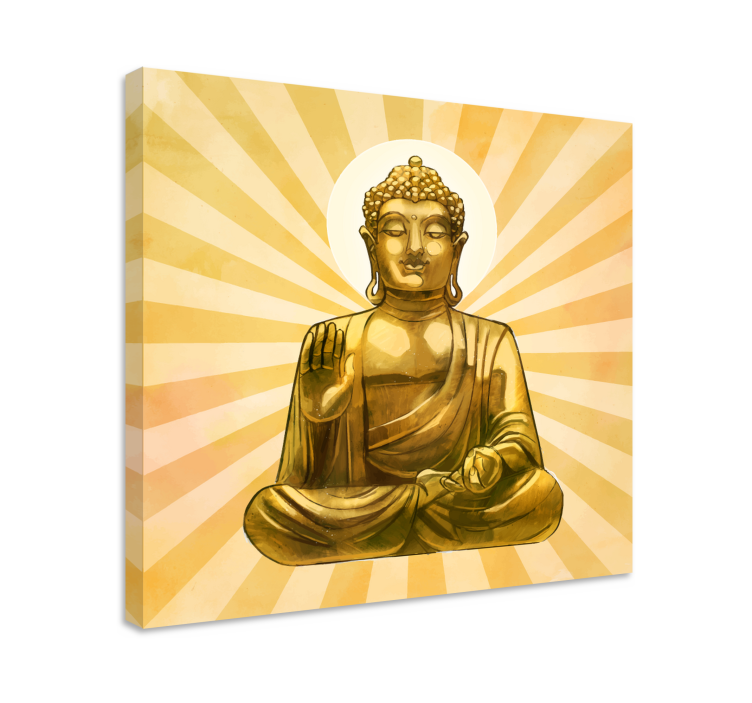 Quadro buda Buda de ouro - TenStickers