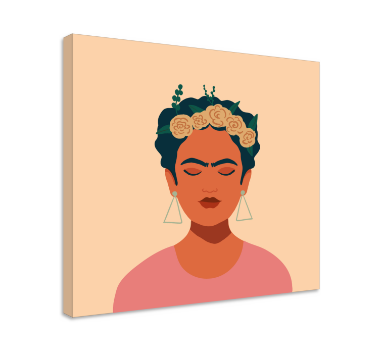 Quadros de personagens Personajes frida khalo - TenStickers