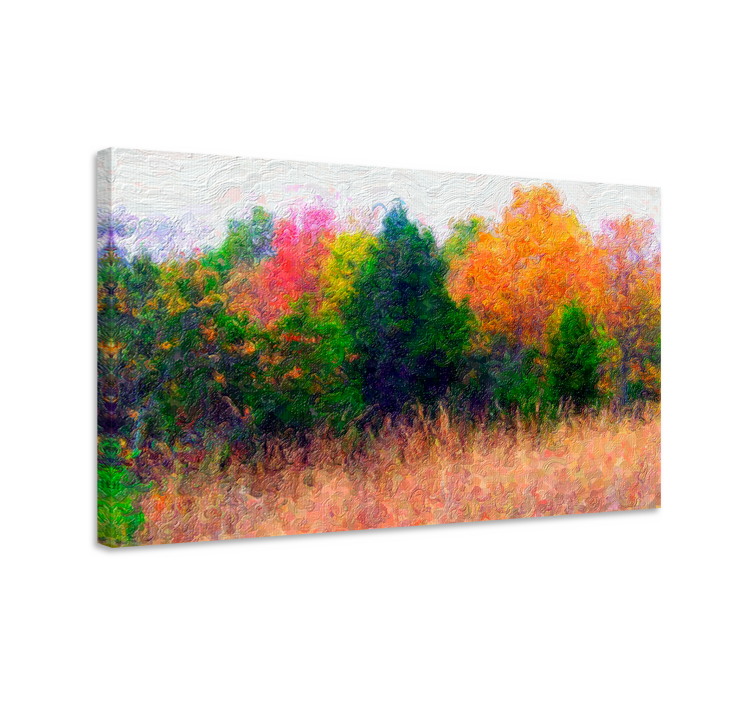 Quadro de árvores Arboles camino de otoño - TenStickers