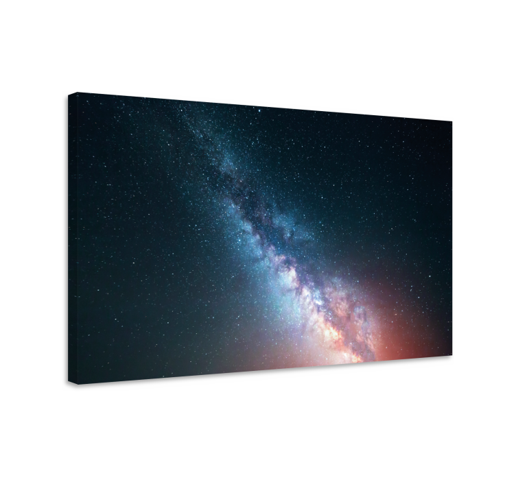 Quadro moderno Estrela céu azul noite - TenStickers
