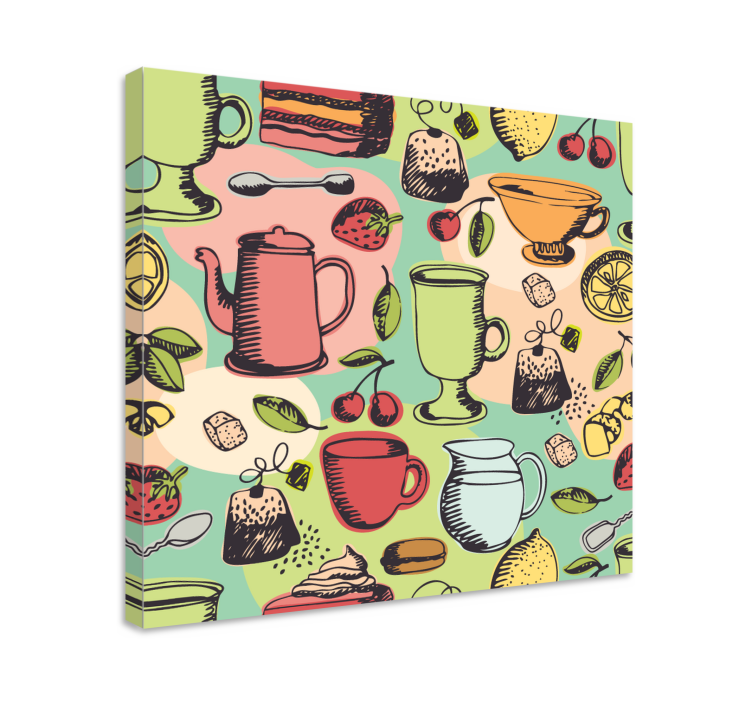 Quadro para cozinha Tema de comida - TenStickers