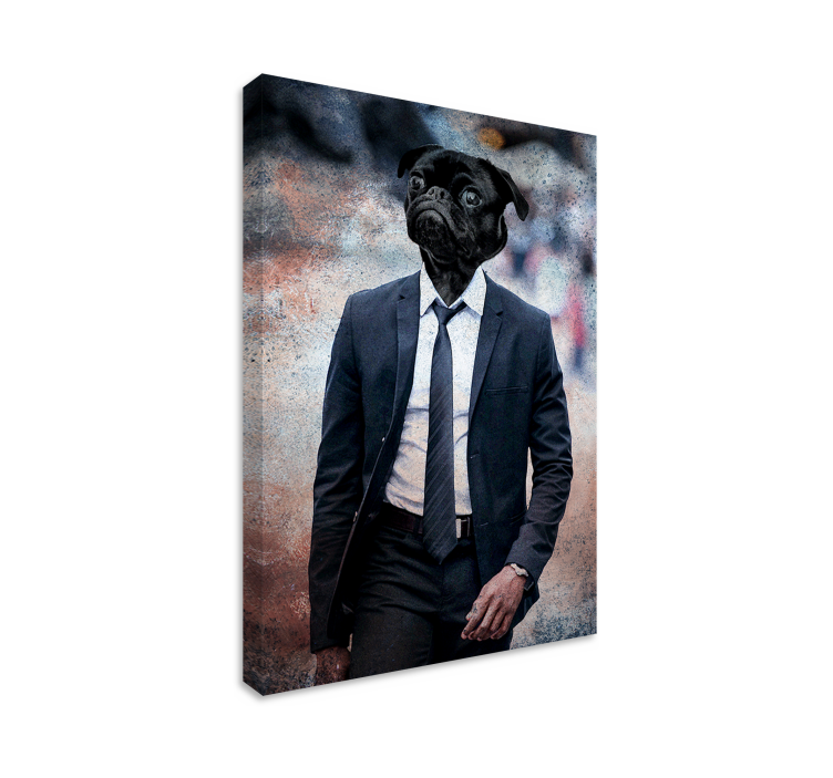 Quadro de cães retrato elegante de cão - TenStickers