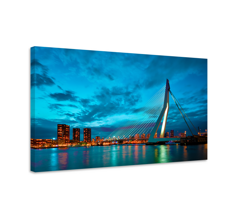Quartos de cidades com vista para o horizonte de rotterdam - TenStickers