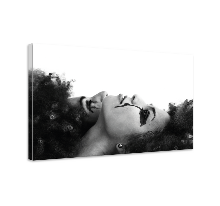 Quadros decorativos personagens introspecção dual faces - TenStickers