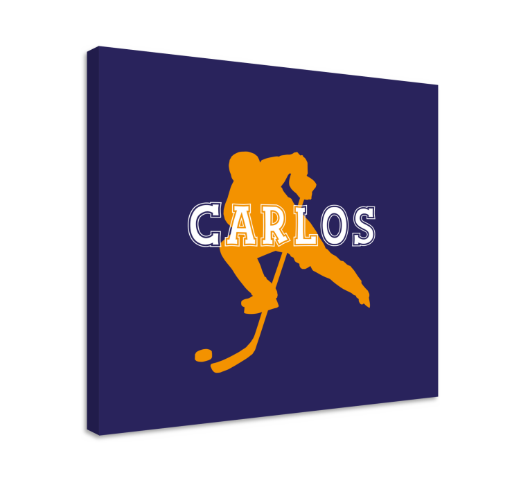 Quadros de desportos jogador de hóquei no gelo - TenStickers