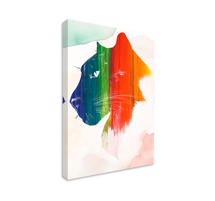 Quadro animais Estampa de pantera - TenStickers