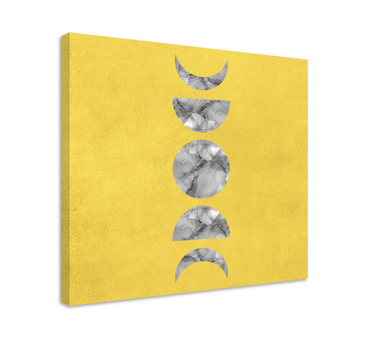 Quadro decorativo abstrato fases da natureza - TenStickers