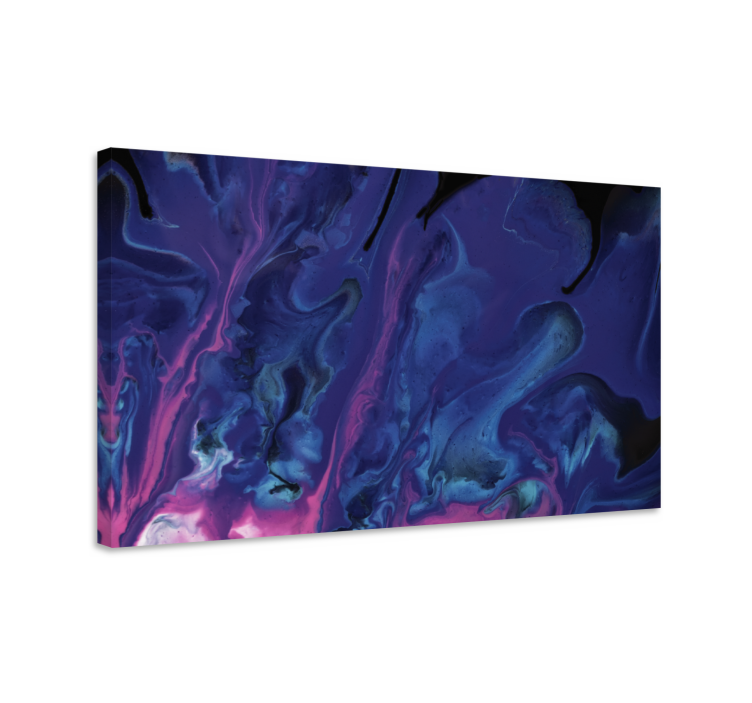 Quadro moderno Gradiente roxo e azul - TenStickers