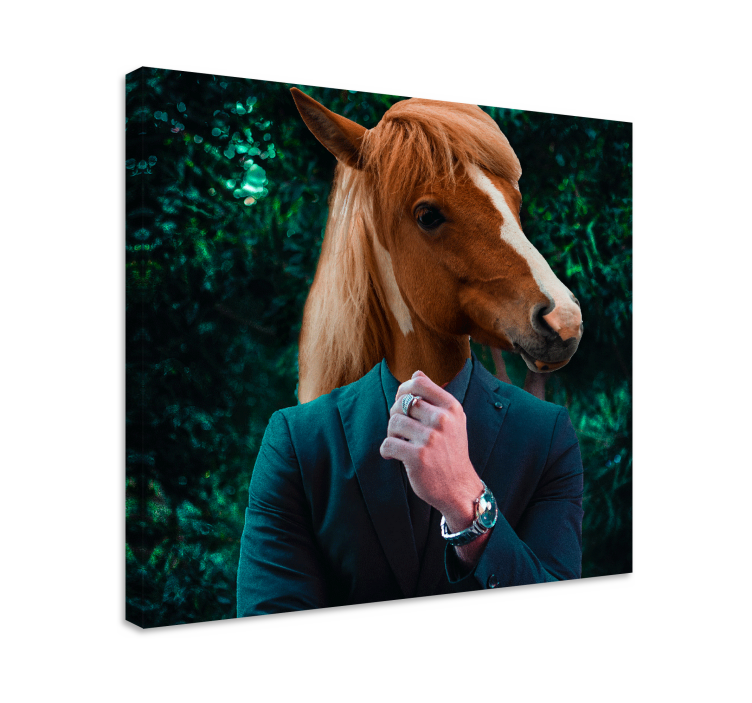 Quadro animais Senhor cavalo - TenStickers
