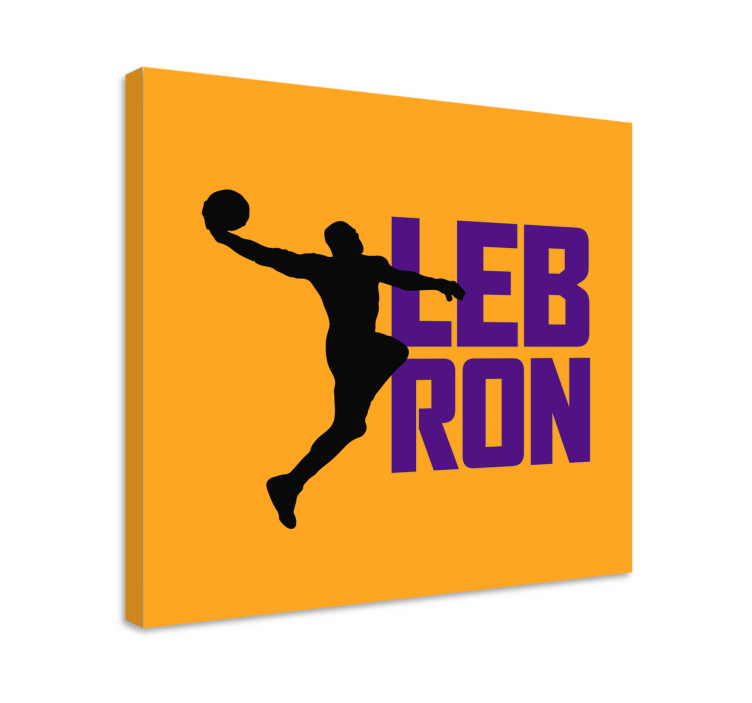Quadro juvenil Lebron james basquete legal - TenStickers