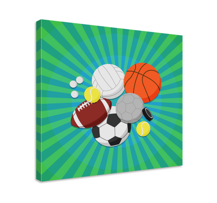 Quadros de desportos bolas esportivas diversas - TenStickers