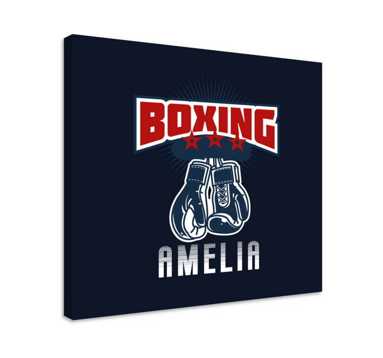 Quadros de desportos emblema de luvas de boxe - TenStickers