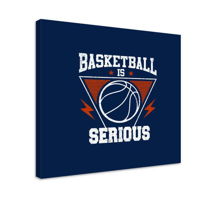 Quadros de desportos basquetebol é coisa séria - TenStickers