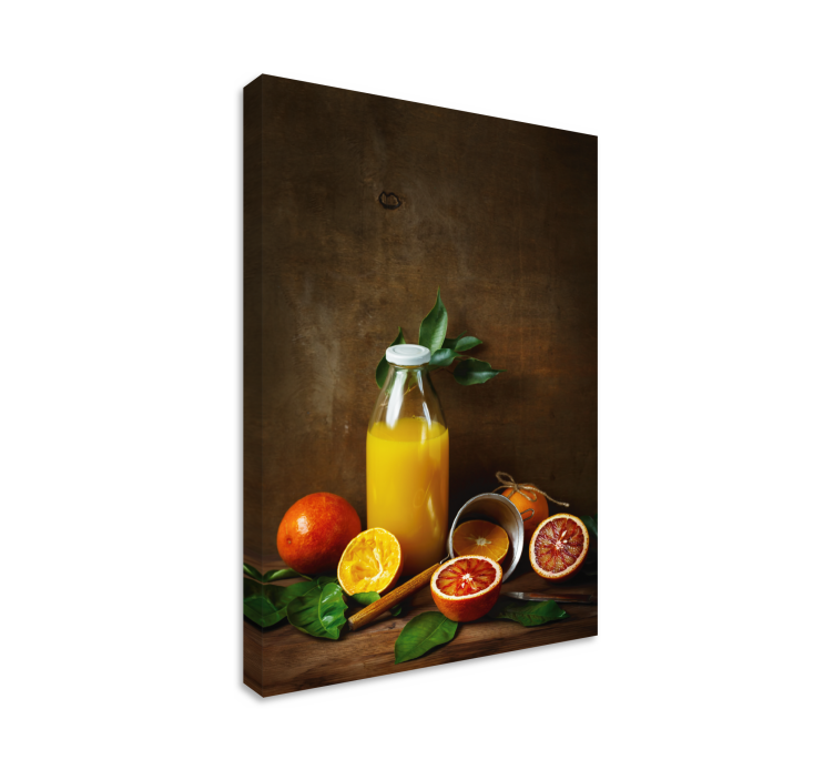 Quadro decorativo de vinícola mistura de frutas cítricas - TenStickers