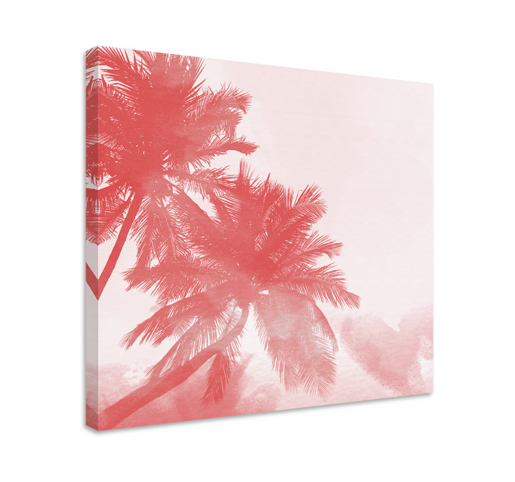 Quadro para escritório Cor do sol rosa - TenStickers