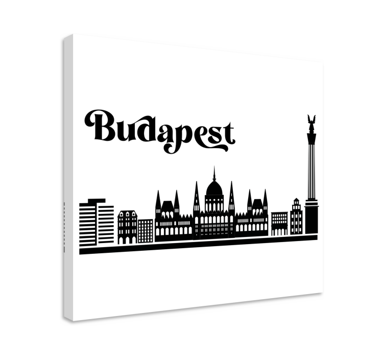 Quartos de cidades com vista para o horizonte de budapeste - TenStickers