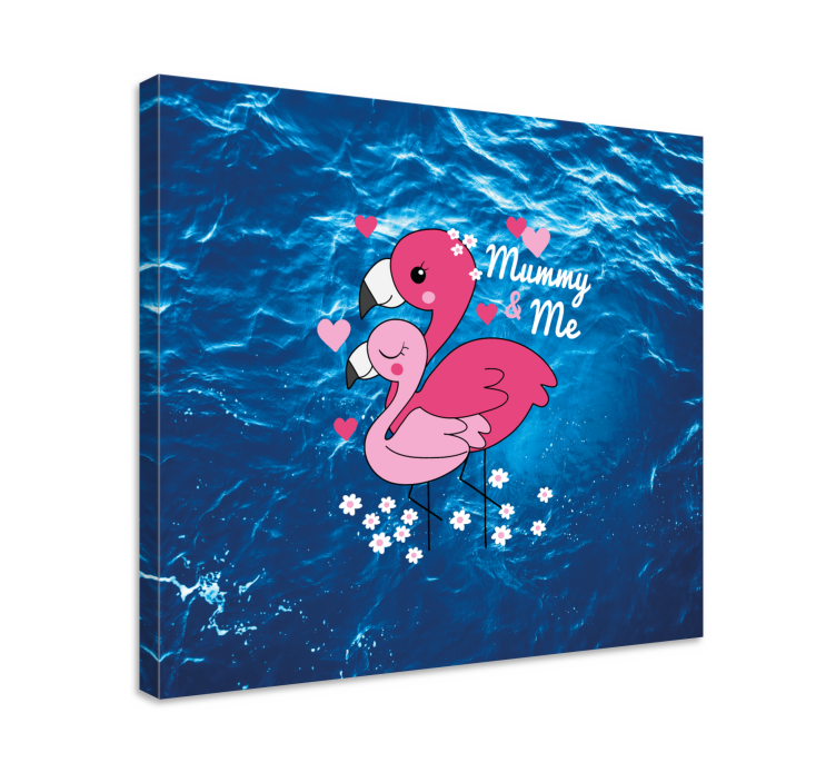 Quadro animais pássaros do amor - TenStickers