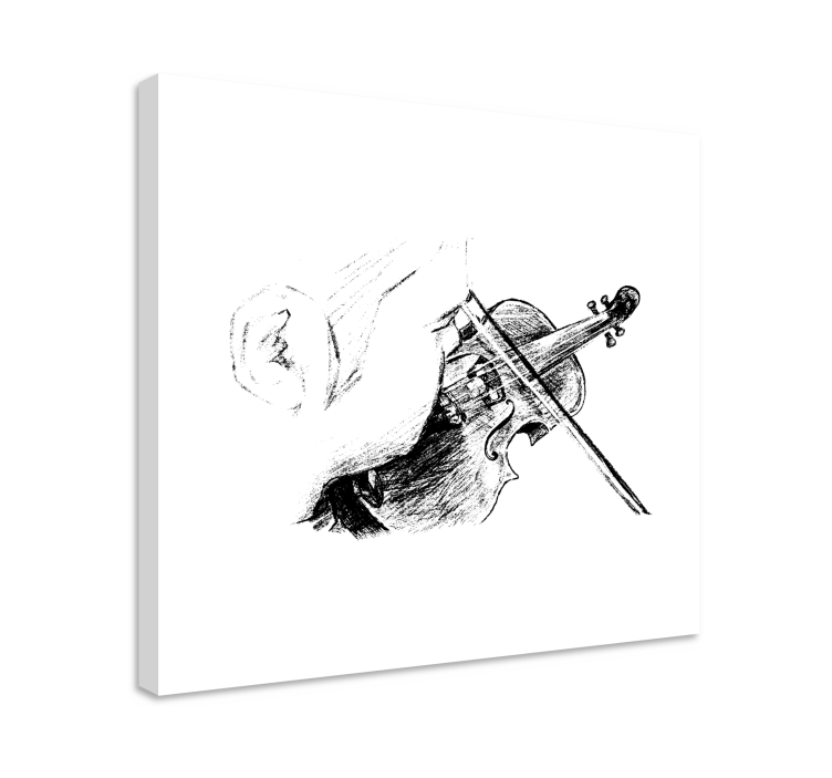 Quadro de música Músico clássico toca violino - TenStickers