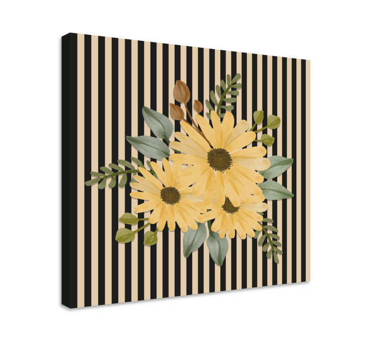 Quadro de flores arranjo floral ensolarado - TenStickers