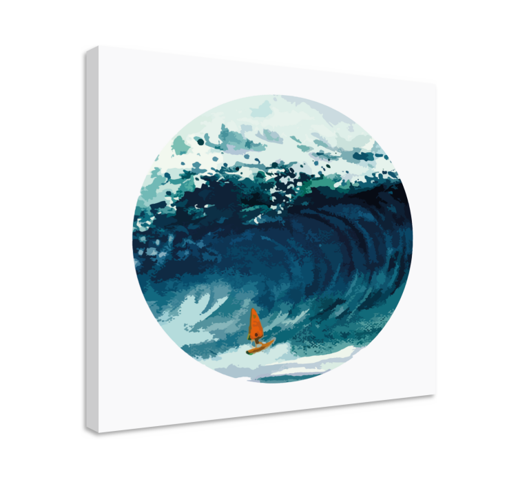 Quadro de paisage Um windsurfista esportista - TenStickers