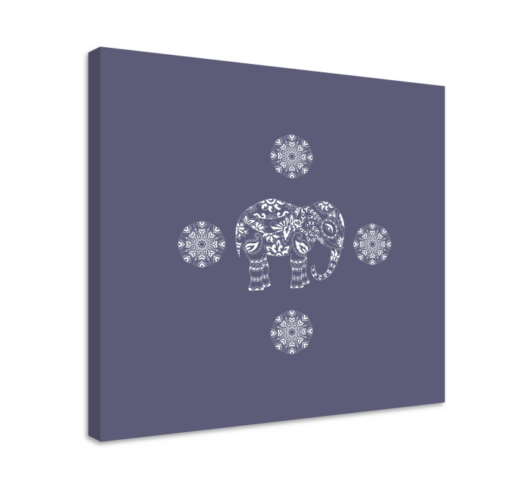 Quadro de elefantes com motivo decorativo de elefantes - TenStickers