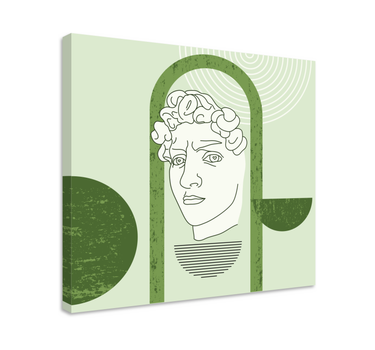 Quadro de arte figura humana estilizada - TenStickers