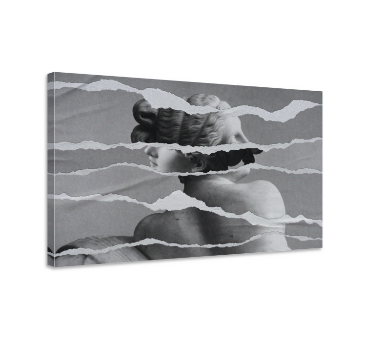 Quadro de arte escultura em papel rasgado - TenStickers