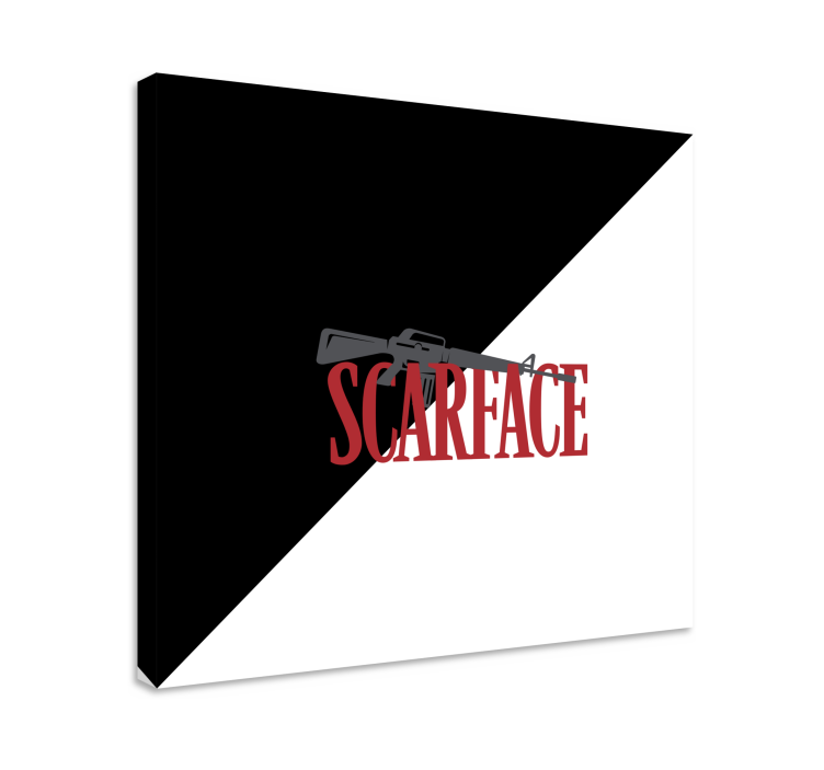 Quadro videogame logo da arma scarface - TenStickers