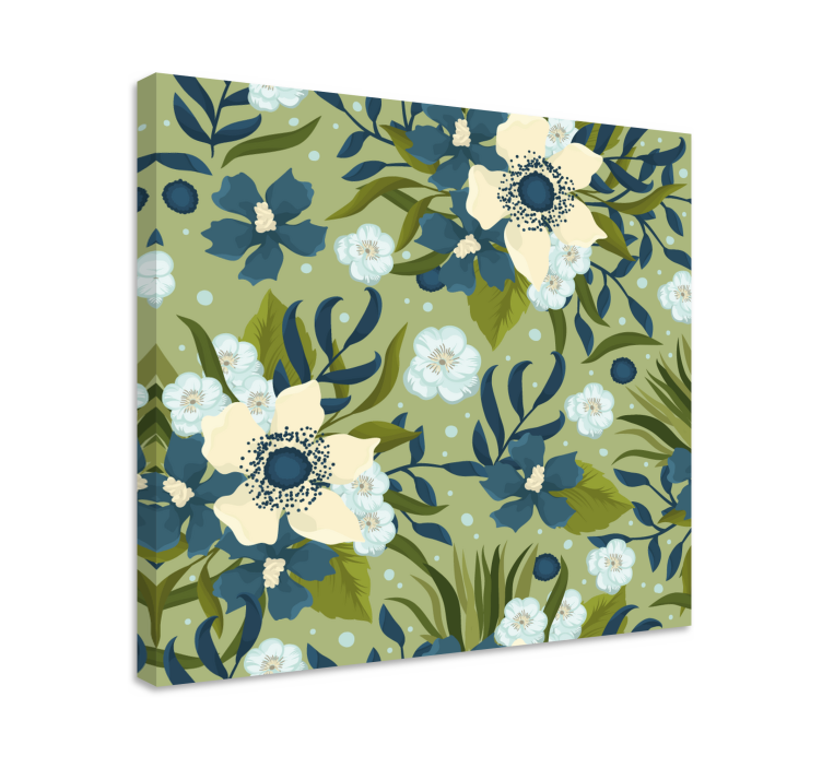 Quadro de flores composição floral em floramento - TenStickers